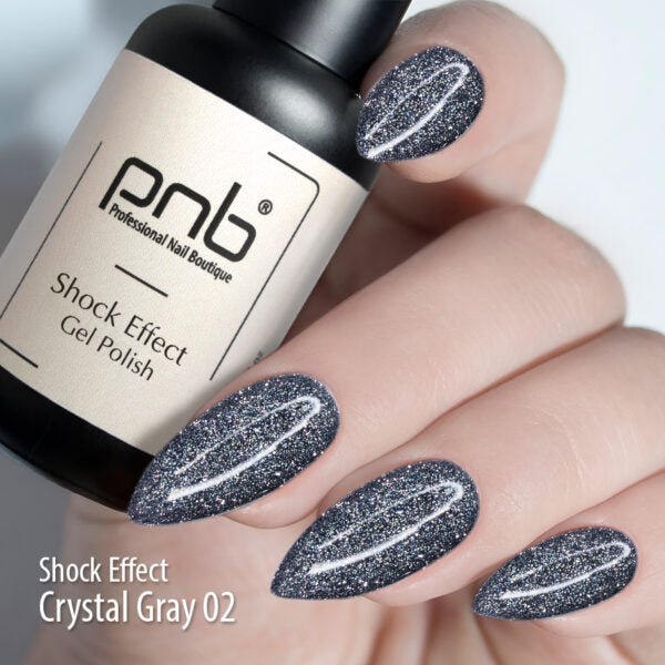 PNB Gel Polish Shock Effect - Crystal Gray 02