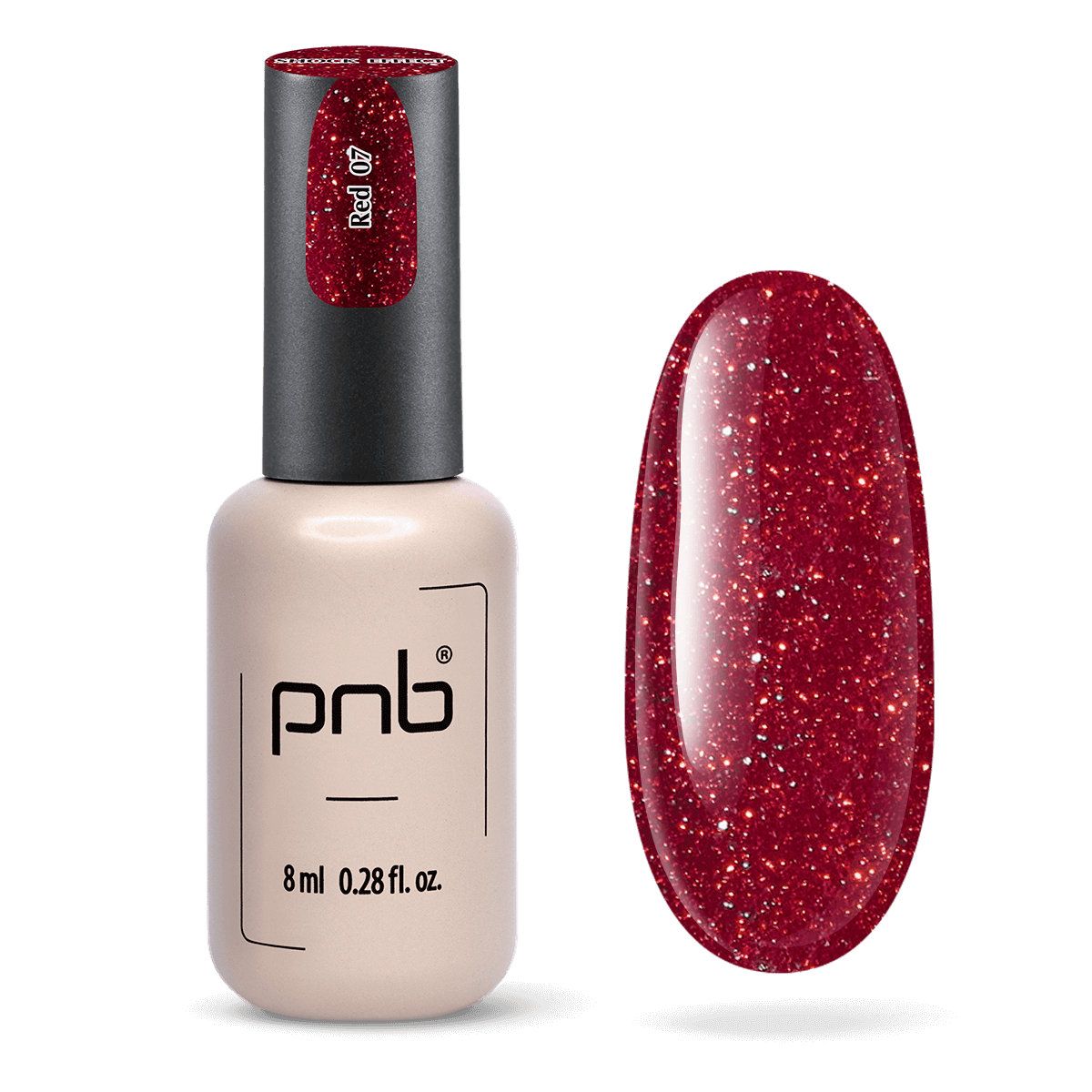 PNB Gel Polish Shock Effect - Red 07