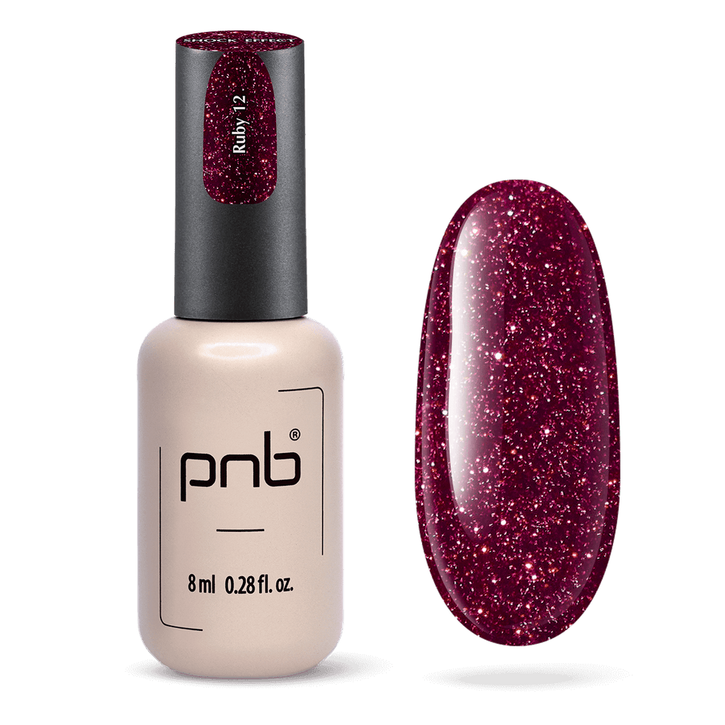 PNB Gel Polish Shock Effect - Ruby 12
