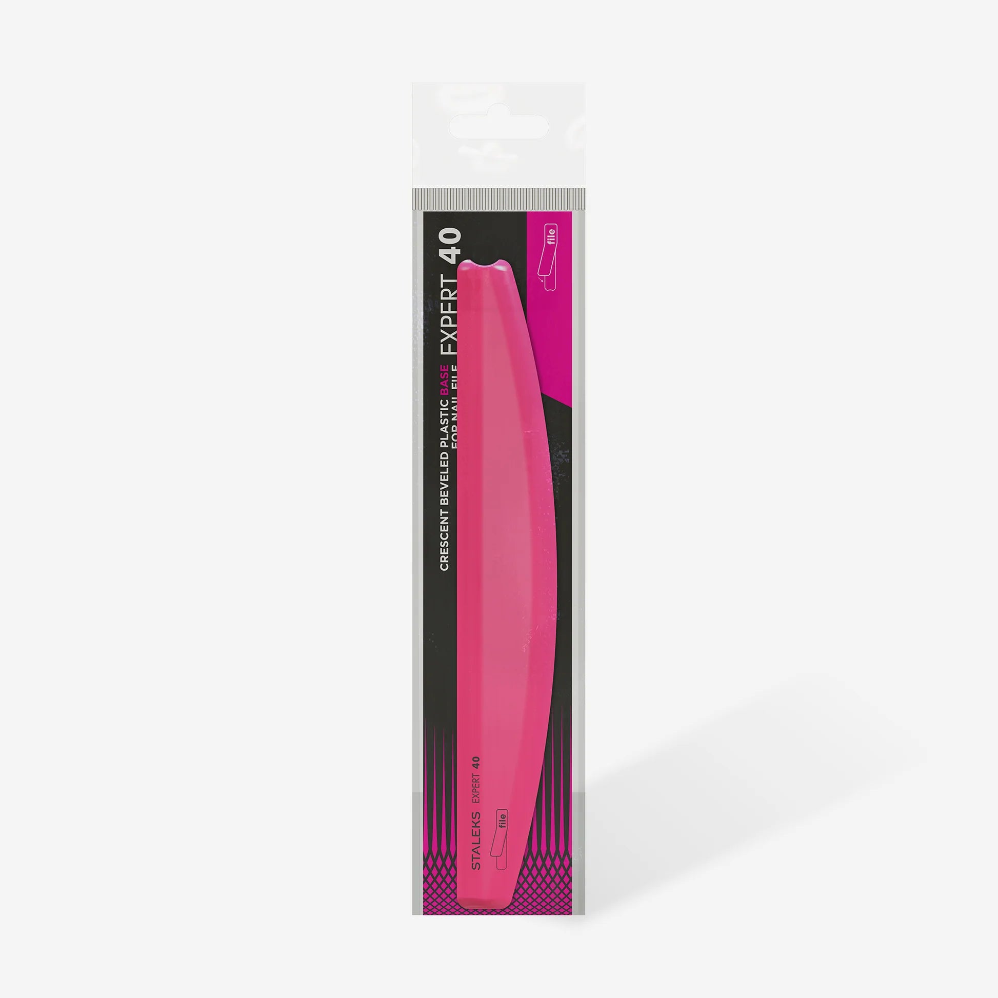STALEKS EXPERT 40 Base pour lime en plastique biseautée demi-lune