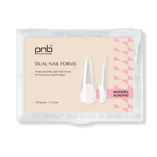 PNB Reusable Upper Arched Nail Forms - Modern Almond