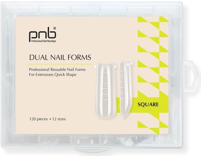 PNB Reusable Upper Arched Nail Forms - Perfect Square